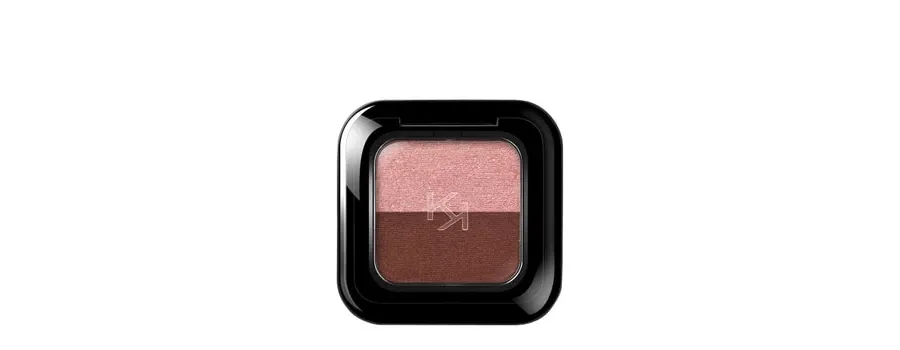 obrazek 1 KIKO Milano Bright Duo Eyeshadow Cień do powiek 1.8 g 12 Coral / Dark Brick
