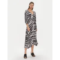 Zdjęcie Fracomina Sukienka letnia FR24SD3029W413R8 Czarny Regular Fit