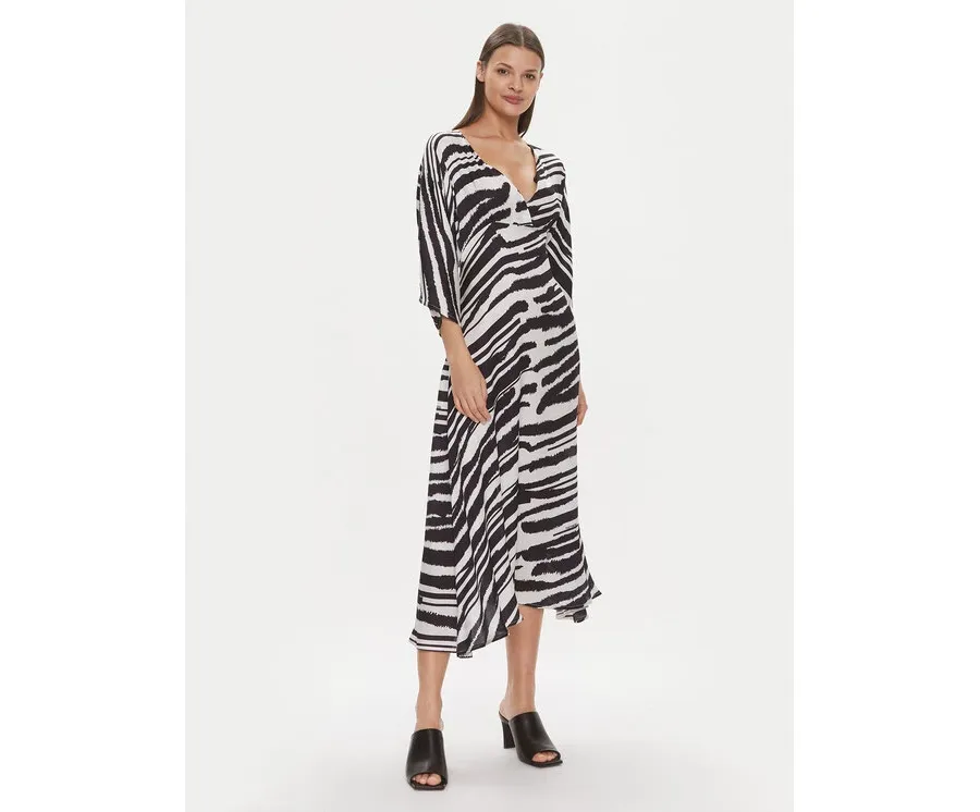 obrazek 1 Fracomina Sukienka letnia FR24SD3029W413R8 Czarny Regular Fit