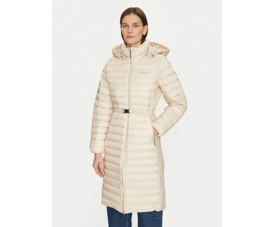 obrazek 1 Calvin Klein Kurtka zimowa K20K207732 Beżowy Slim Fit