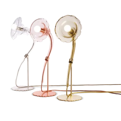 Zdjęcie Lampka na biurko i stół murano