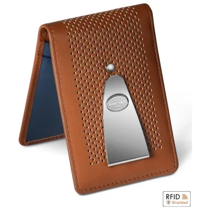 Zdjęcie Ekskluzywny pokrowiec na 4 karty kredytowe zabezpieczone ochroną