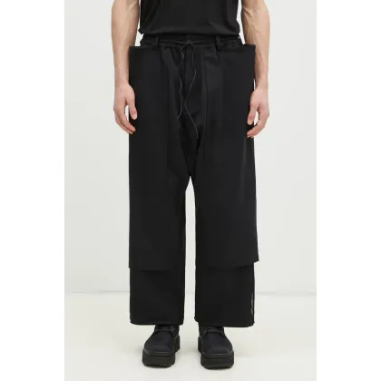 Zdjęcie Y-3 spodnie Mesh Stripes Track Pant męskie kolor czarny proste JN4990