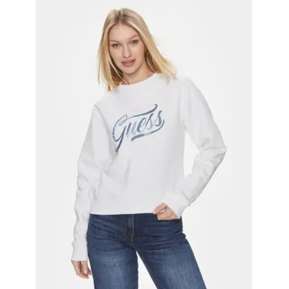 Zdjęcie Guess Bluza Cn Stones Logo W4RQ14 KB681 Biały Relaxed Fit