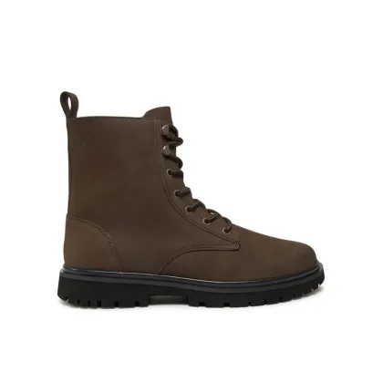 Zdjęcie Calvin Klein Jeans Trapery Eva Boot Mid Laceup Rebellious YM0YM01071 Brązowy