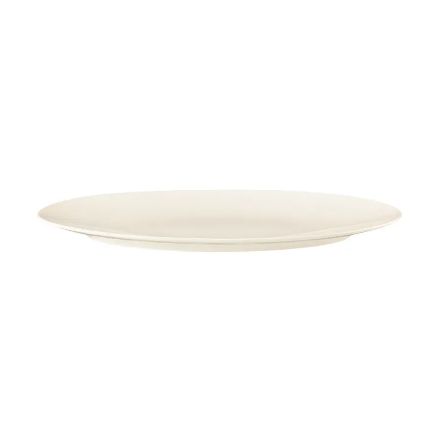 obrazek 3 Porcelanowy owalny talerz do serwowania 40x25,5 cm w kolorze kremowym - Seltmann Weiden