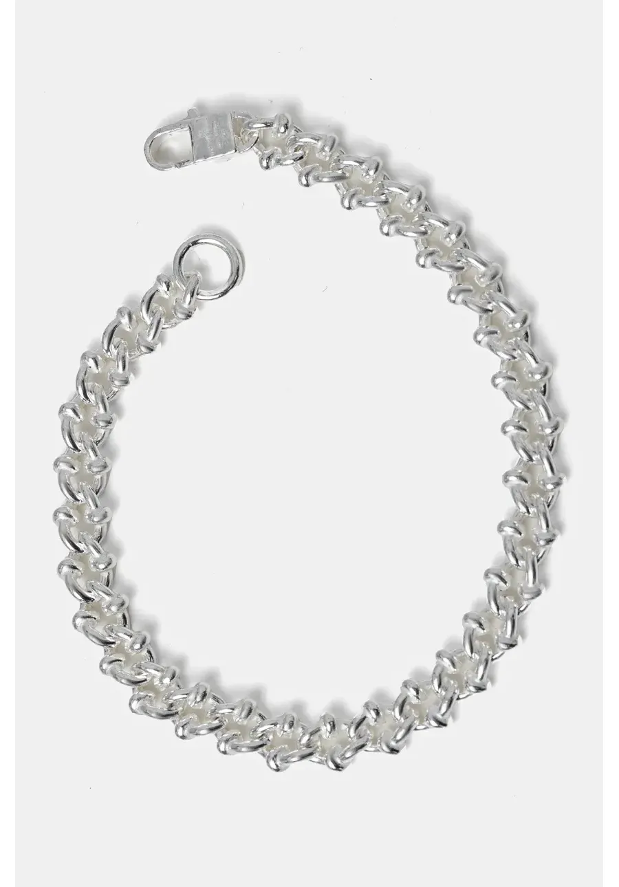 obrazek 1 HATTON LABS bransoletka srebrna Areole Bracelet M damska HL-S5-393-SL