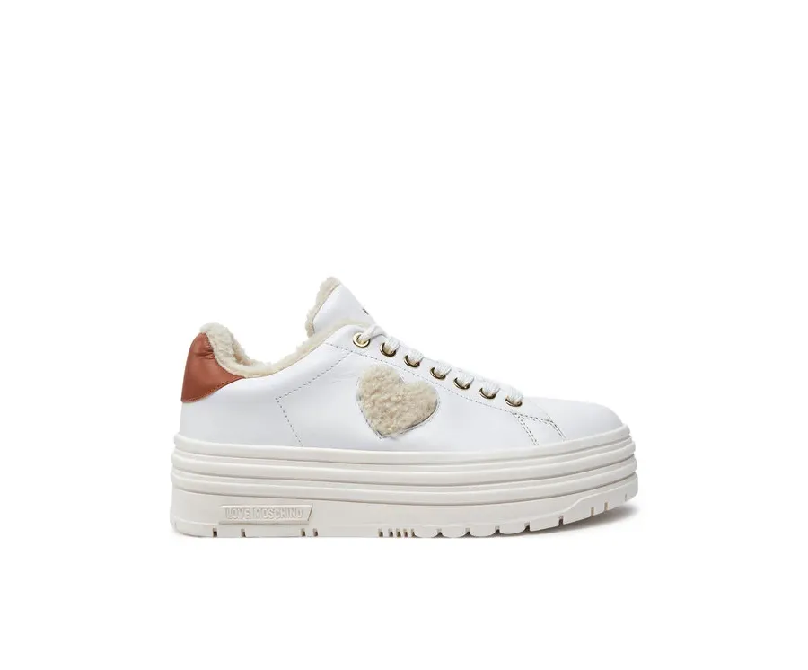 obrazek 1 LOVE MOSCHINO Sneakersy JA15366G0LIAR10A Biały