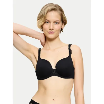 Zdjęcie Triumph Biustonosz z fiszbiną Wild Azalea 10219874 Czarny