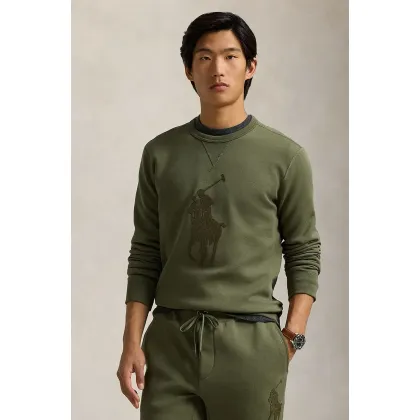 Zdjęcie Polo Ralph Lauren bluza męska kolor zielony z aplikacją 710957586