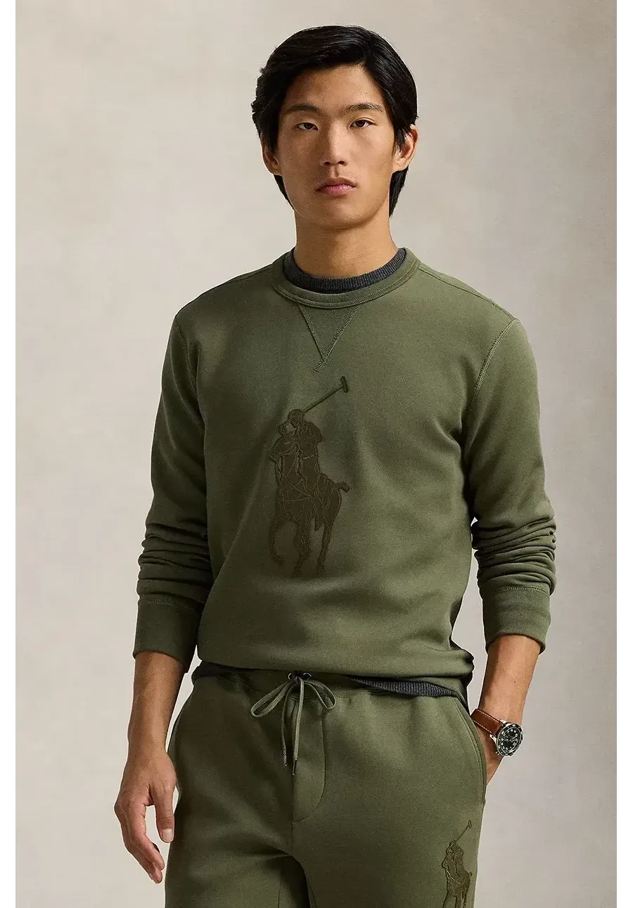 obrazek 1 Polo Ralph Lauren bluza męska kolor zielony z aplikacją 710957586