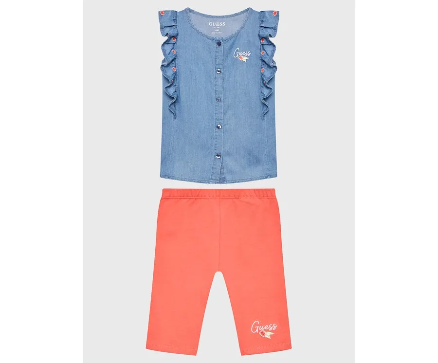 obrazek 1 Guess Komplet bluzka i legginsy A3GG03 WFBS0 Kolorowy Regular Fit