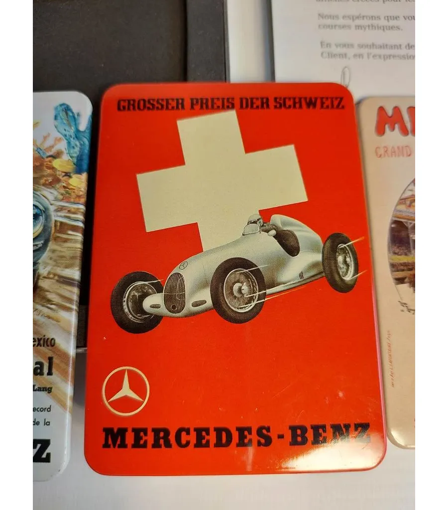 obrazek 7 Oryginalne magnesy na lodówkę Mercedes - prezent Vintage dla fana marki
