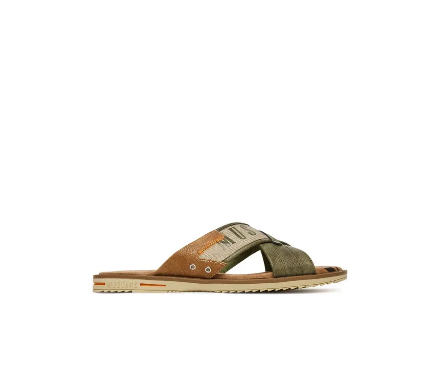 obrazek 1 Mustang Klapki 4152-705 Khaki