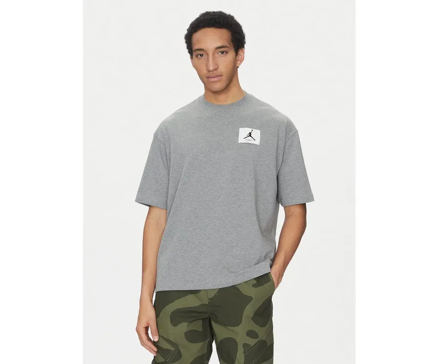 obrazek 1 Nike T-Shirt DZ7313 091 Szary Regular Fit