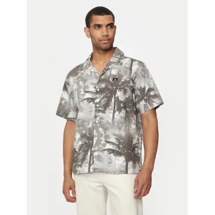 Zdjęcie Converse Koszula M Aop Resort Shirt 10026435-A01 Czarny Regular Fit