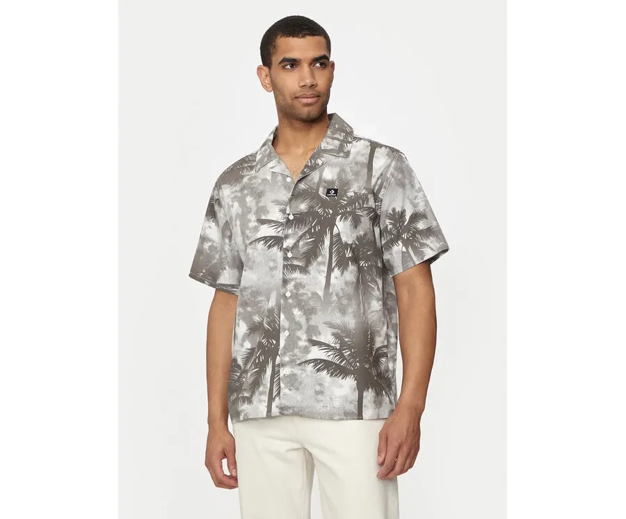 obrazek 1 Converse Koszula M Aop Resort Shirt 10026435-A01 Czarny Regular Fit