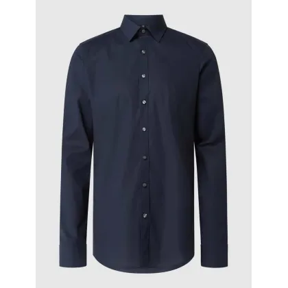 Zdjęcie Koszula biznesowa o kroju slim fit z popeliny z bardzo długim rękawem