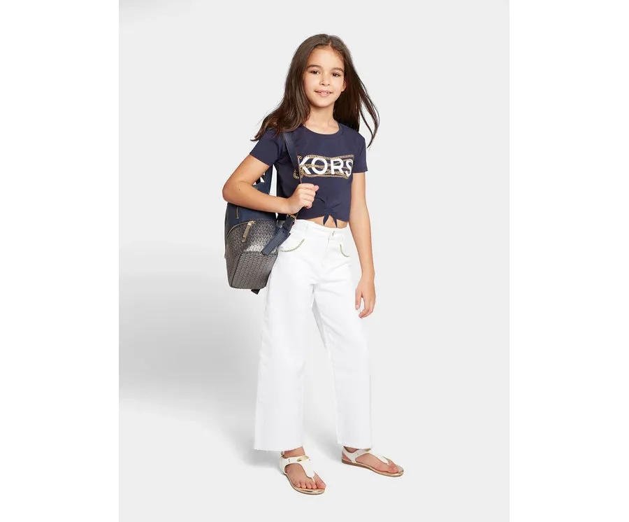obrazek 1 MICHAEL KORS KIDS T-Shirt R15188 S Granatowy Regular Fit