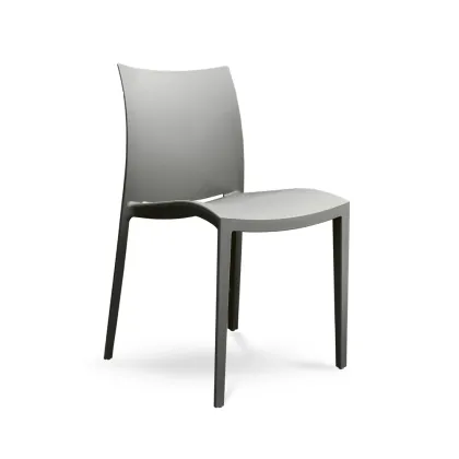 Zdjęcie Nowoczesne krzesło z miękkiego w dotyku polipropylenu - Colico