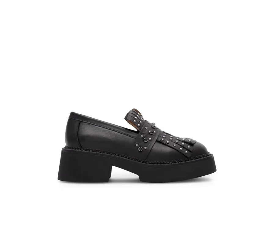 obrazek 1 Eva Minge Loafersy LAGOA-24755 Czarny