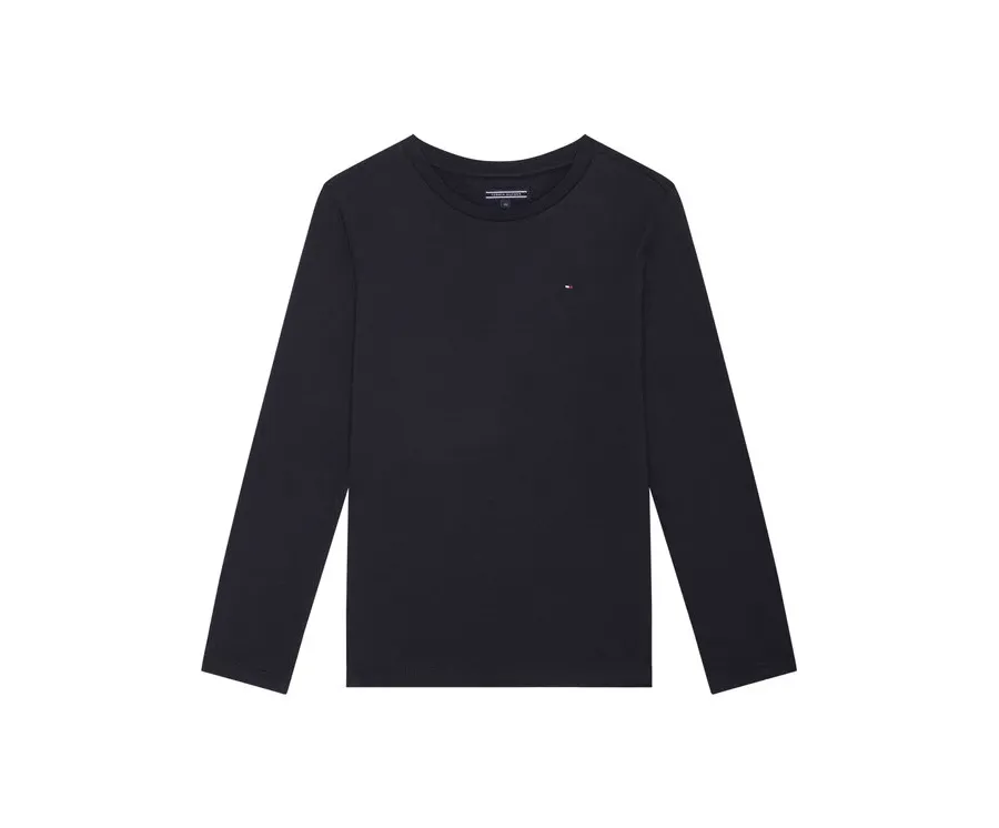 obrazek 1 Tommy Hilfiger Bluzka KB0KB04141 D Granatowy Long Sleeve
