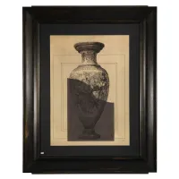Zdjęcie Piękny nadruk przedstawiający wazon z różą H.103xL.83xP.5 cm