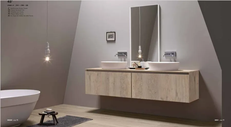 obrazek 1 Zestaw mebli do łazienki w minimalistycznym stylu - Birex