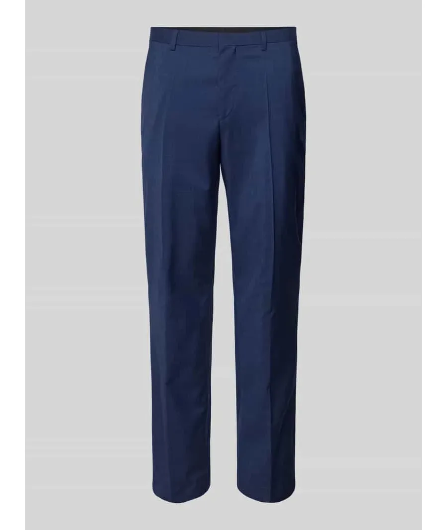 obrazek 1 Spodnie do garnituru o kroju regular fit w kant model ‘Hesten’