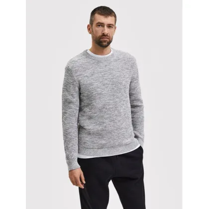 Zdjęcie Selected Homme Sweter Vince 16059390 Szary Regular Fit