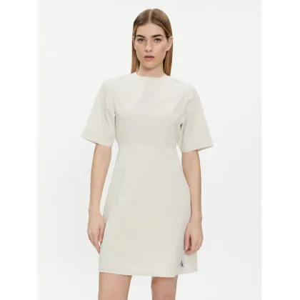 Zdjęcie Calvin Klein Jeans Sukienka letnia J20J223425 Écru Regular Fit