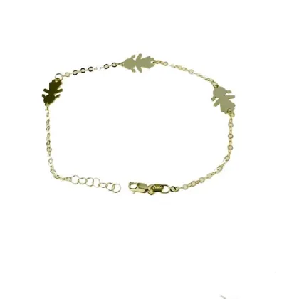 Zdjęcie Elegancka bransoletka z płytowymi dziewczynami