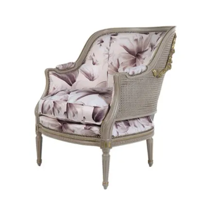 Zdjęcie Elegancki włoski fotel z poduszką