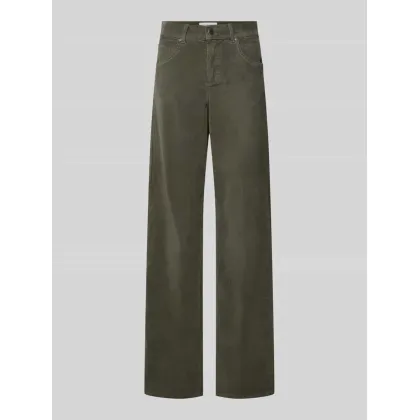 Zdjęcie Spodnie sztruksowe rozkloszowane z 5 kieszeniami model ‘Lara’