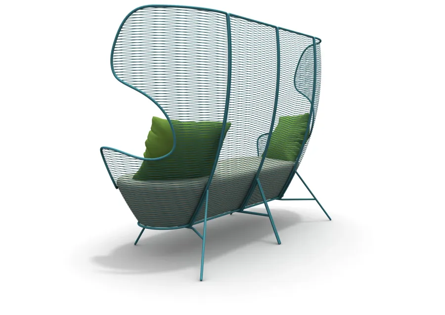 obrazek 2 Włoska sofa 3-osobowa o nowoczesnym designie