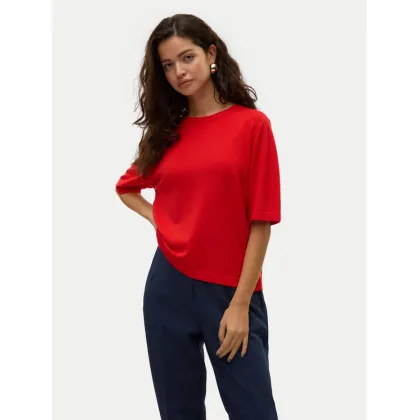 Zdjęcie Vero Moda Sweter Silje 10320460 Czerwony Oversize