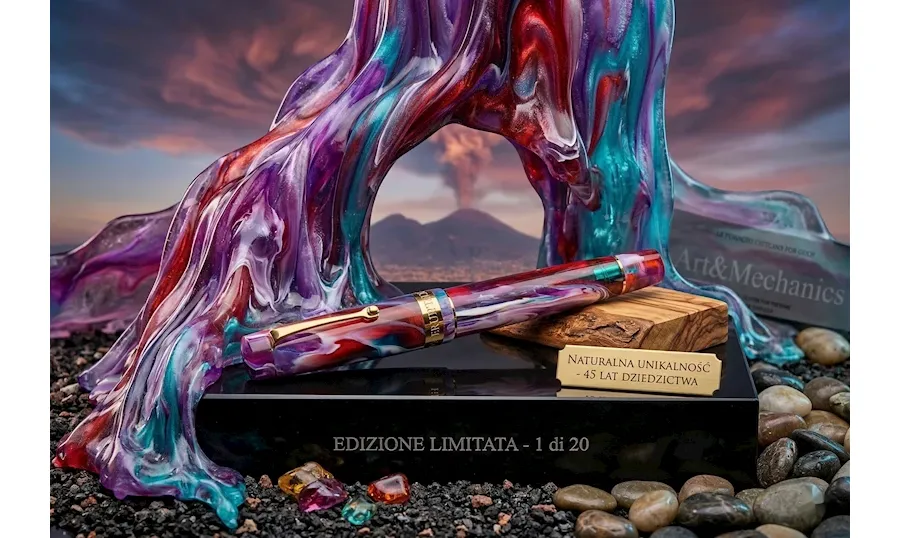 obrazek 1 Limitowane włoskie pióro Leonardo Eruption