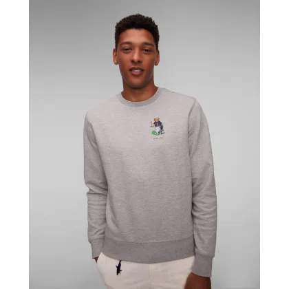 Zdjęcie Szara Bluza Męska Ralph Lauren Rlx Golf Knit-sweatshirt RLX Ralph Lauren