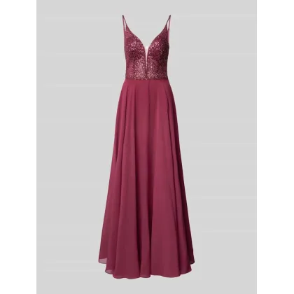 Zdjęcie Sukienka wieczorowa z obszyciem cekinami