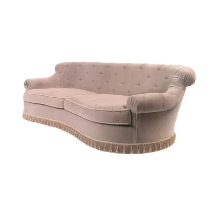 Zdjęcie Gustowna dwu-osobowa włoska sofa w komplecie z 4-ema poduszkami