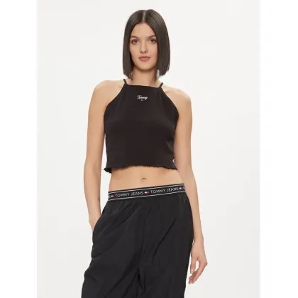 Zdjęcie Tommy Jeans Top DW0DW17368 Czarny Slim Fit