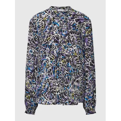 Zdjęcie Bluzka ze wzorem na całej powierzchni model ‘POWERED BLUE’