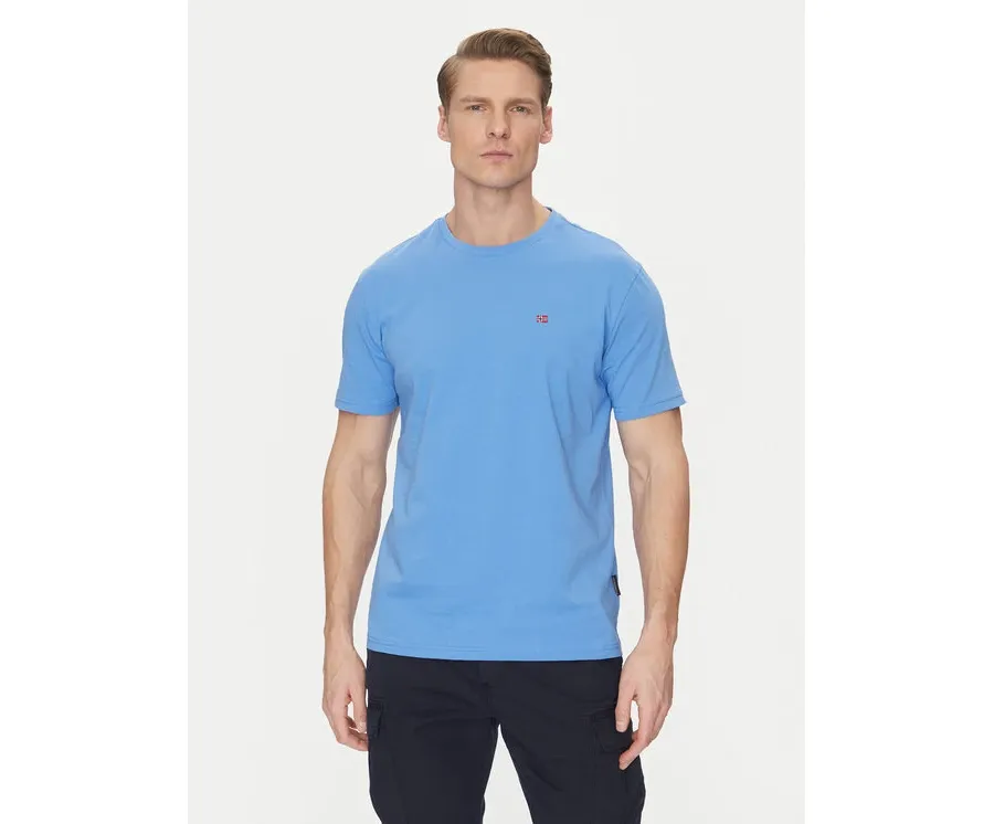 obrazek 1 Napapijri T-Shirt Salis NP0A4H8D Niebieski Regular Fit