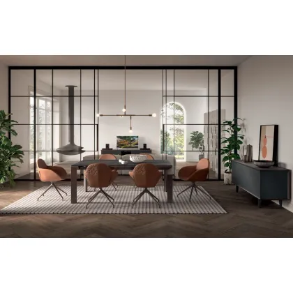 Zdjęcie Luksusowy praktyczny stół rozkładany do salonu - Ozzio