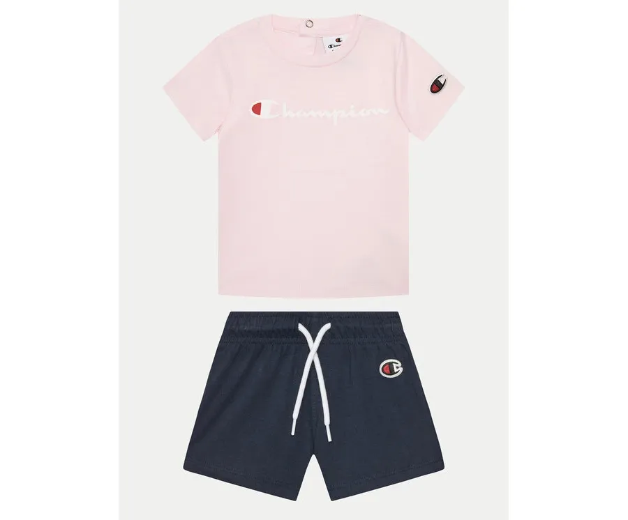 obrazek 1 Champion Komplet t-shirt i spodenki 307055 Kolorowy Regular Fit