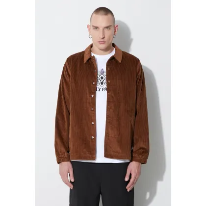 Zdjęcie Taikan kurtka sztruksowa Corduroy Manager'S Jacket kolor brązowy przejściowa TJ0008.DNE