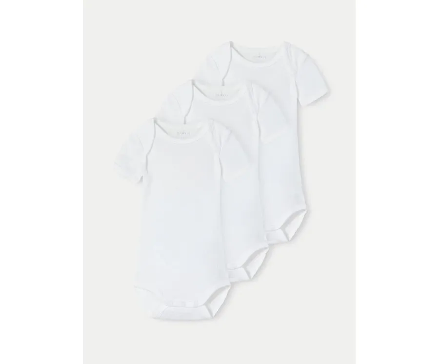 obrazek 1 NAME IT Komplet 3 par body 13242195 Biały Regular Fit