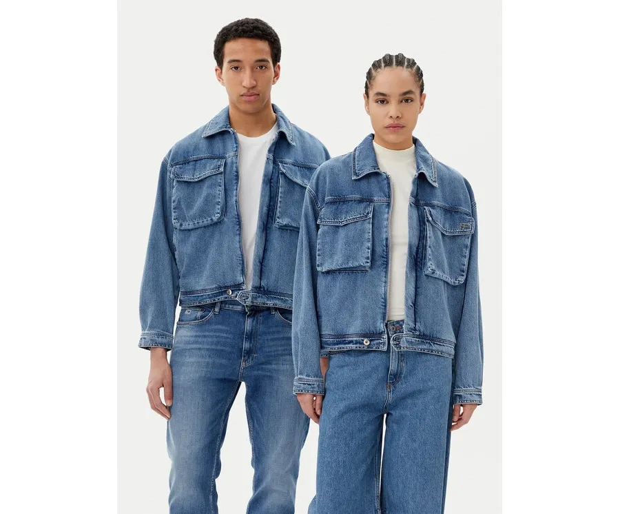 obrazek 1 Filling Pieces Kurtka jeansowa Unisex 78620769975 Niebieski Regular Fit