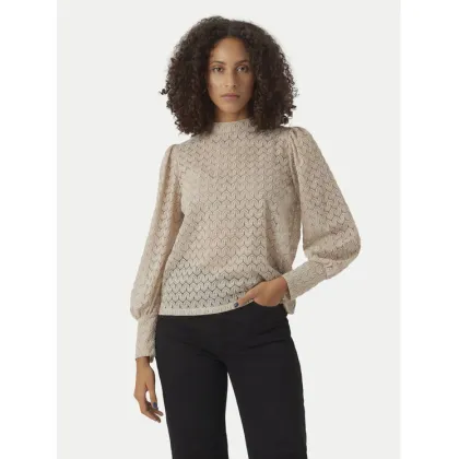 Zdjęcie Vero Moda Bluzka Becca 10302894 Beżowy Regular Fit