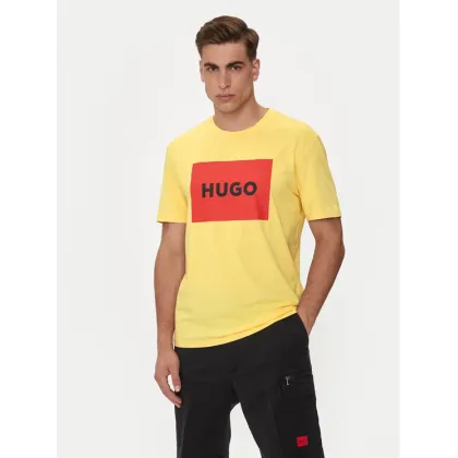 Zdjęcie Hugo T-Shirt Dulive222 50467952 Żółty Regular Fit HUGO